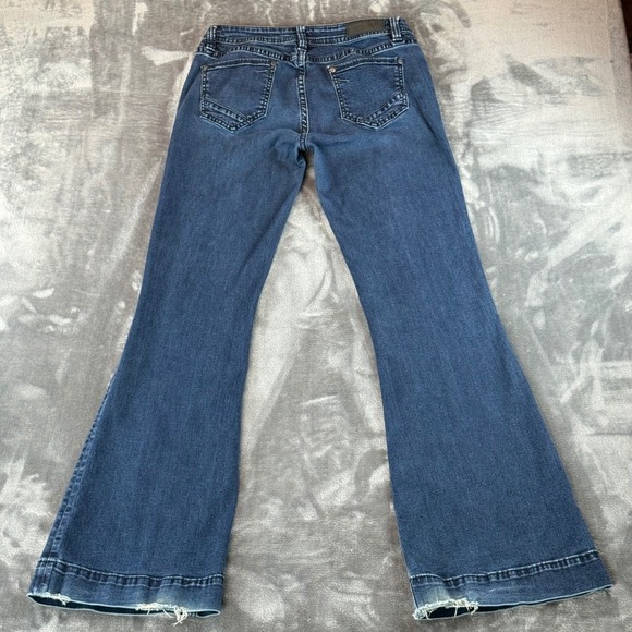 Rock & Roll Cowgirl Women's Jeans Mid Rise Flare Trouser Size 29X36 - Picture 8 of 13